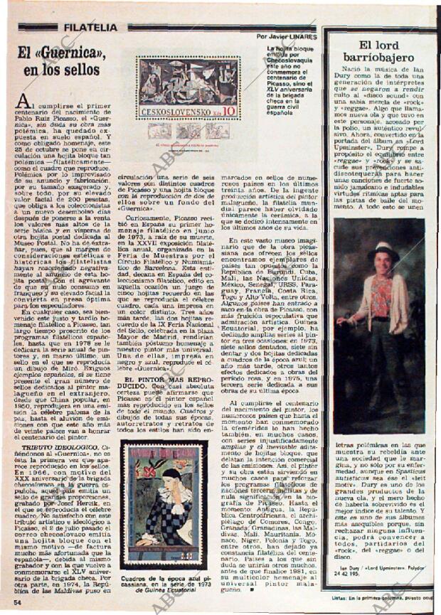 ABC MADRID 25-10-1981 página 174