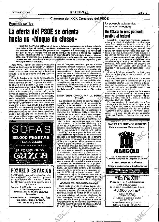 ABC MADRID 25-10-1981 página 25