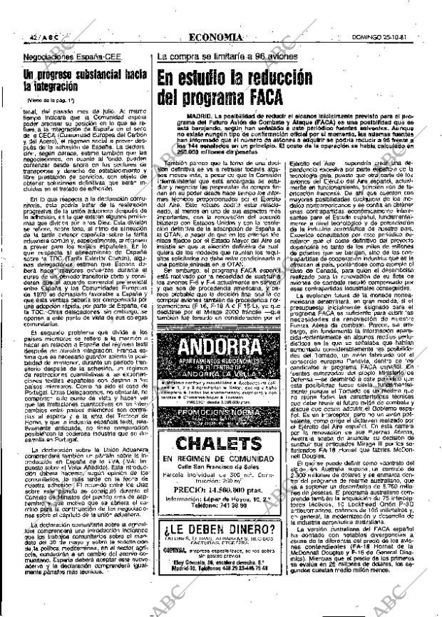 ABC MADRID 25-10-1981 página 58