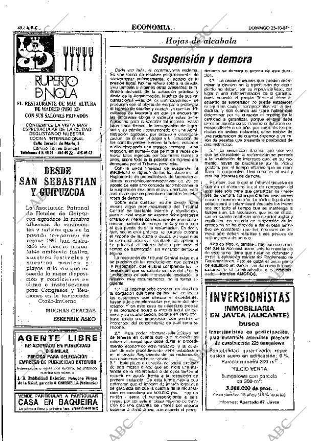 ABC MADRID 25-10-1981 página 64