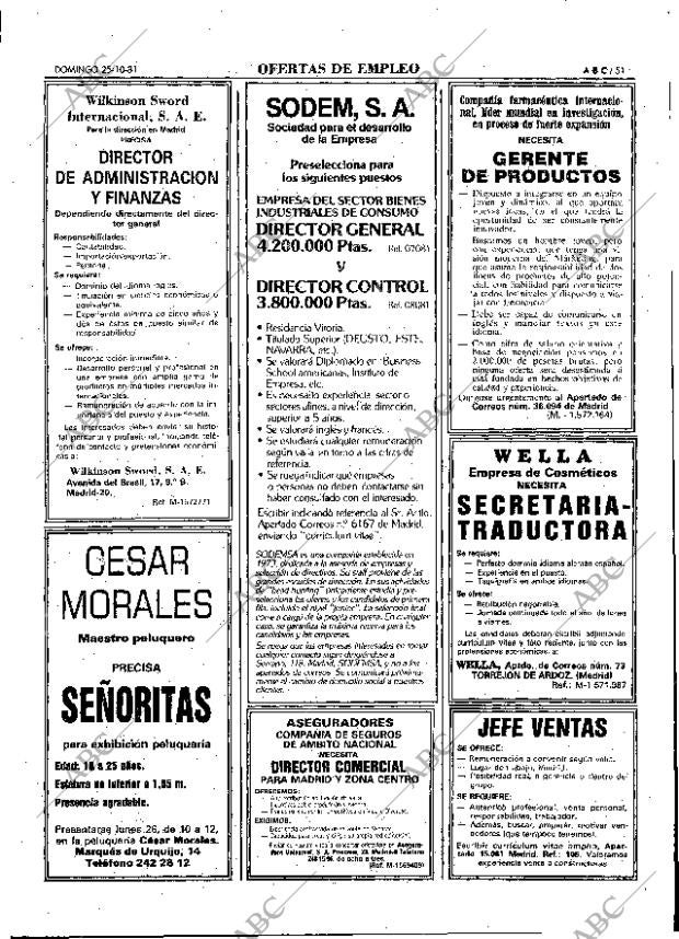 ABC MADRID 25-10-1981 página 67