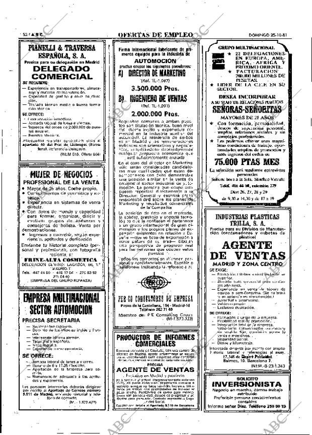 ABC MADRID 25-10-1981 página 68