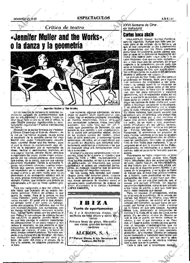 ABC MADRID 25-10-1981 página 77