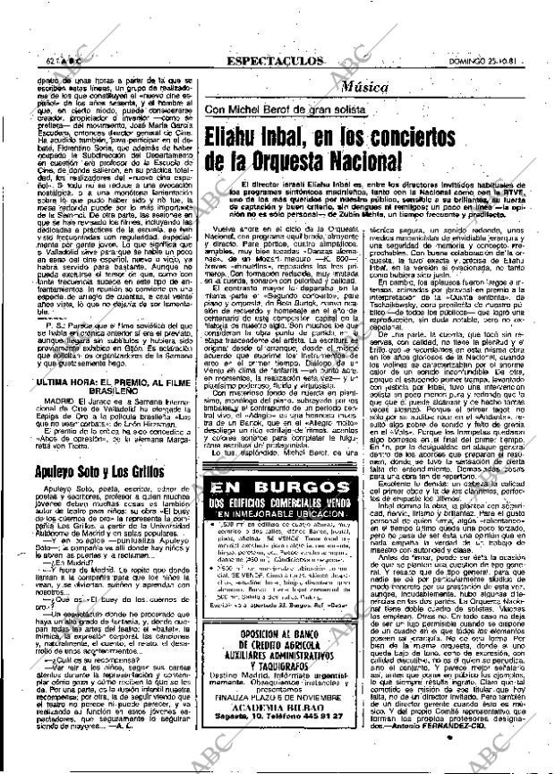 ABC MADRID 25-10-1981 página 78