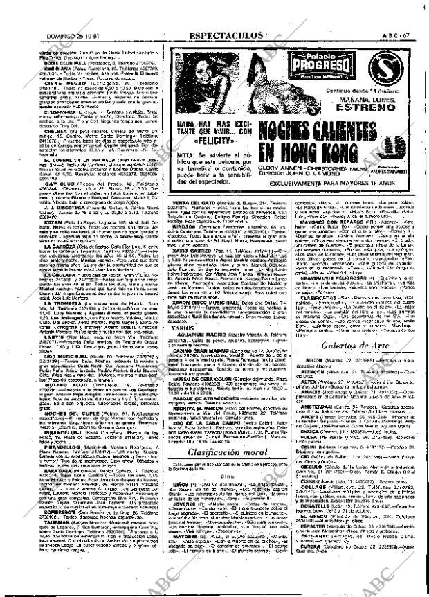 ABC MADRID 25-10-1981 página 83