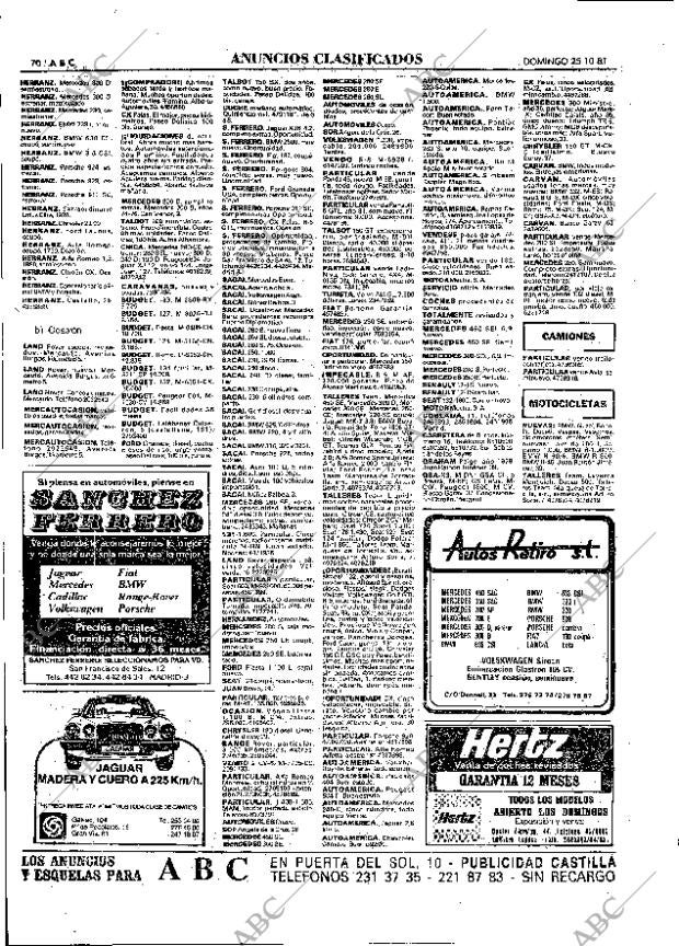 ABC MADRID 25-10-1981 página 86