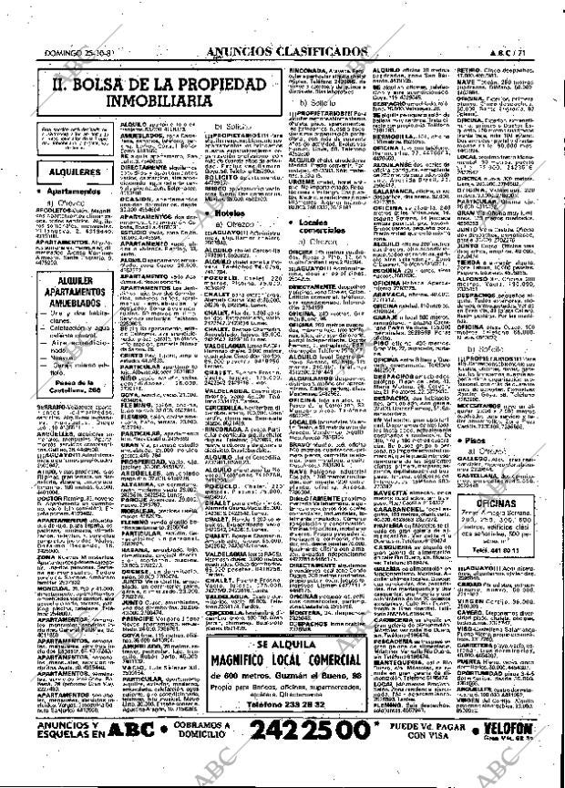 ABC MADRID 25-10-1981 página 87