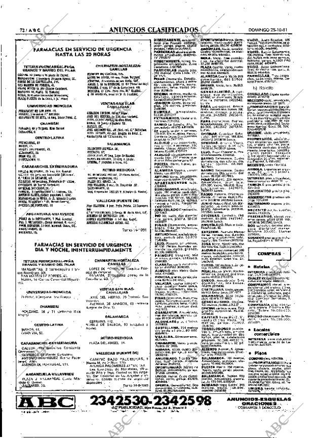 ABC MADRID 25-10-1981 página 88