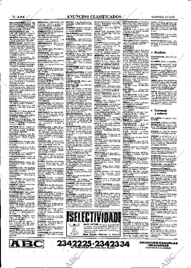 ABC MADRID 25-10-1981 página 92