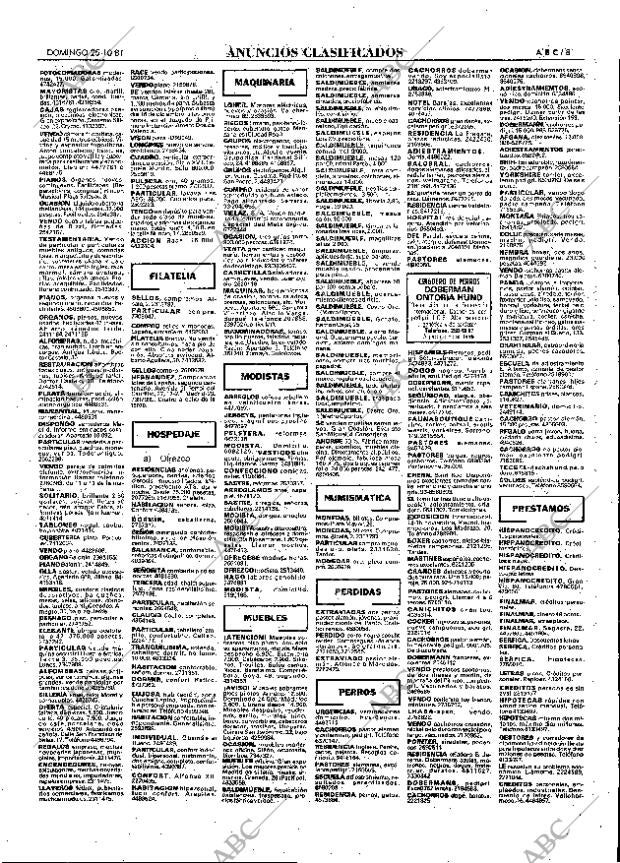 ABC MADRID 25-10-1981 página 97