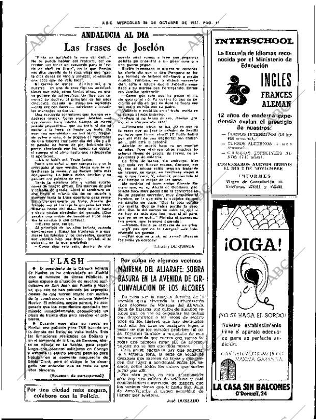 ABC SEVILLA 28-10-1981 página 23