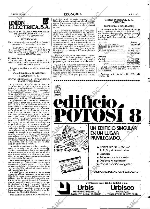 ABC MADRID 29-10-1981 página 59