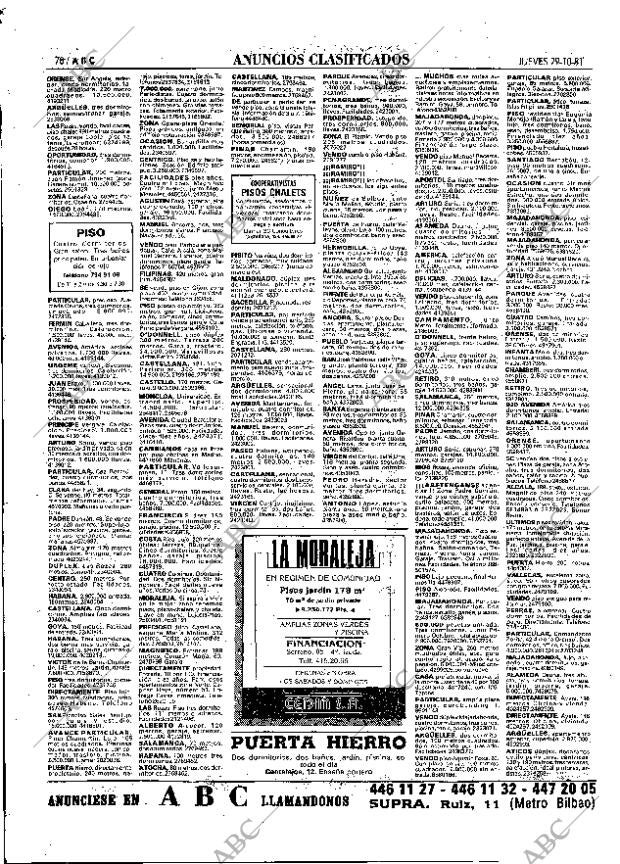 ABC MADRID 29-10-1981 página 86