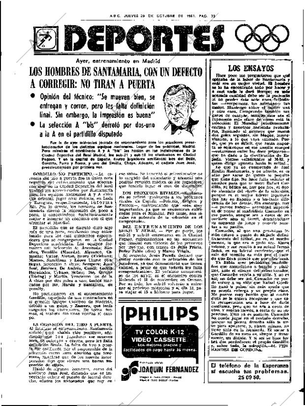 ABC SEVILLA 29-10-1981 página 45