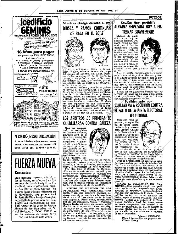 ABC SEVILLA 29-10-1981 página 46