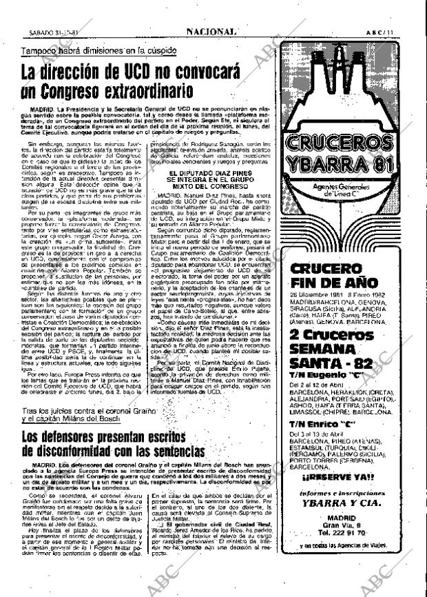 ABC MADRID 31-10-1981 página 23