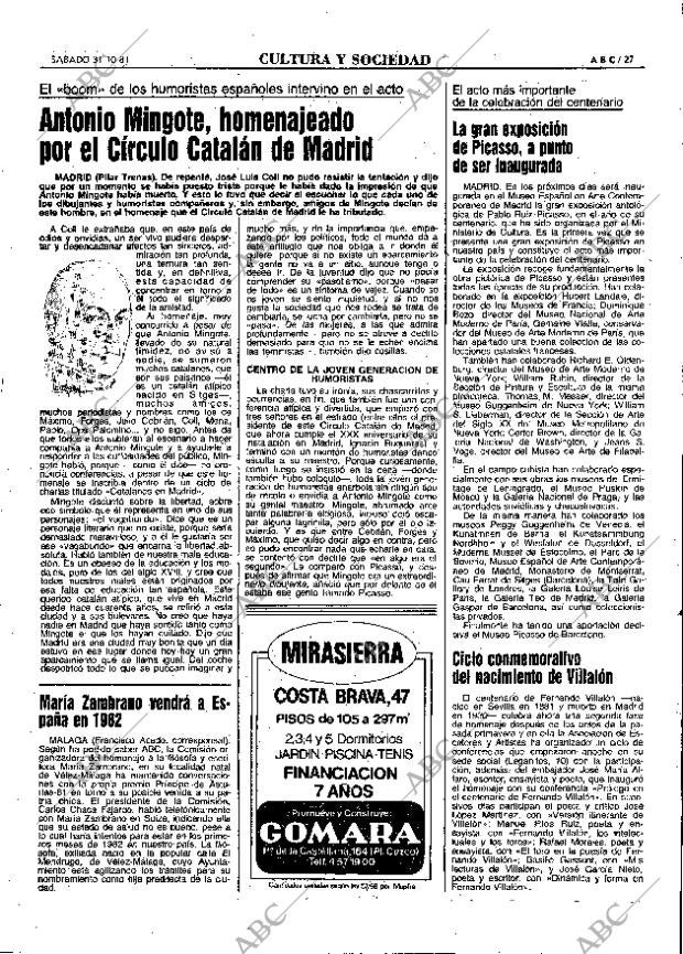 ABC MADRID 31-10-1981 página 39