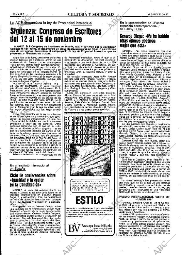 ABC MADRID 31-10-1981 página 40