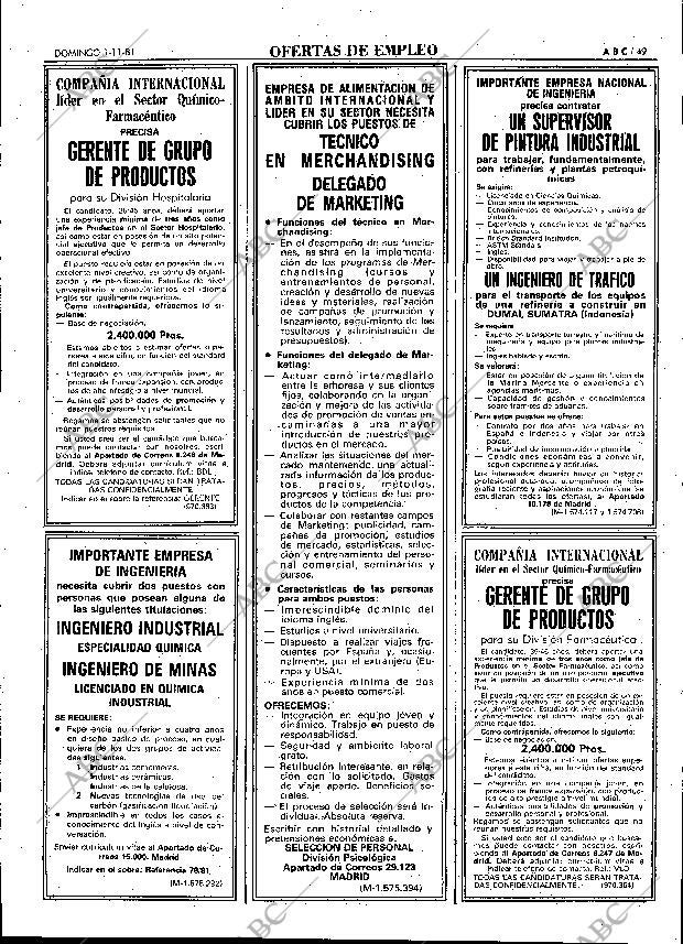 ABC MADRID 01-11-1981 página 65
