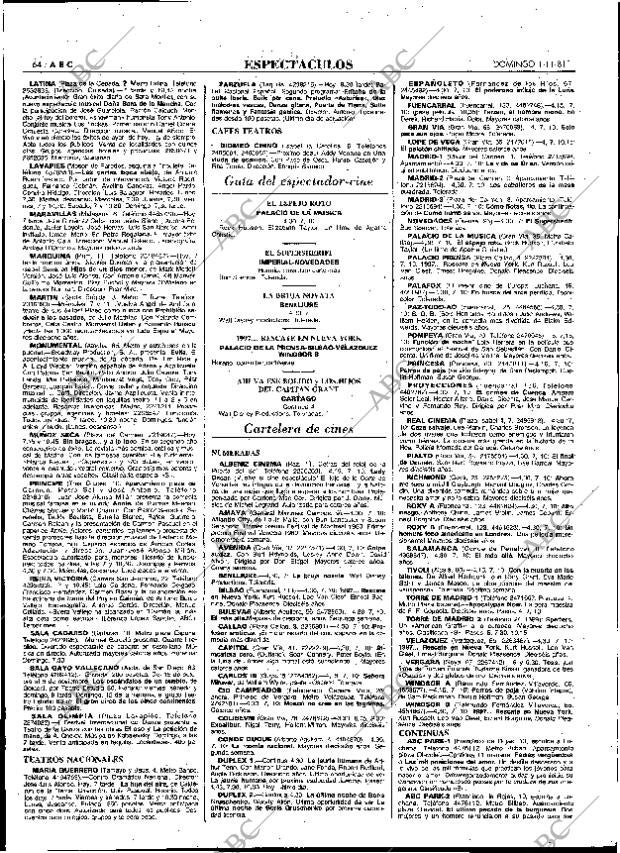ABC MADRID 01-11-1981 página 80