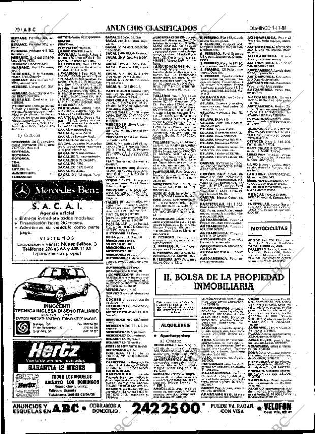 ABC MADRID 01-11-1981 página 86