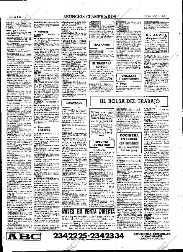 ABC MADRID 01-11-1981 página 92