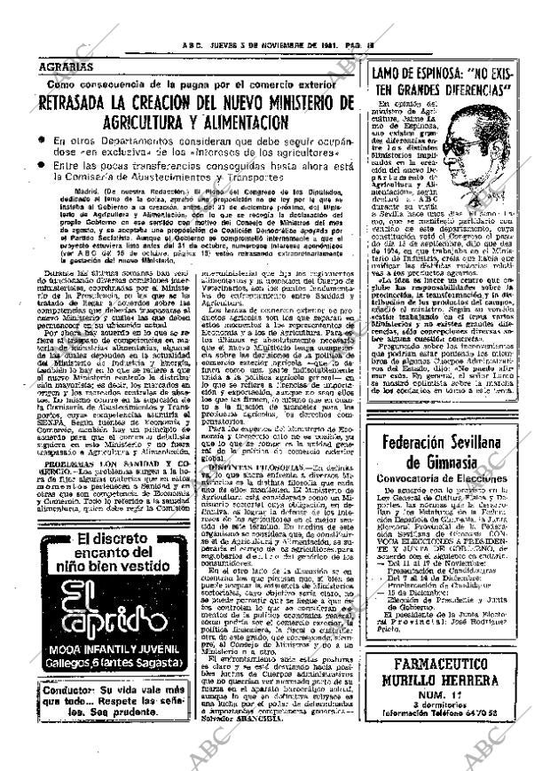 ABC SEVILLA 05-11-1981 página 23