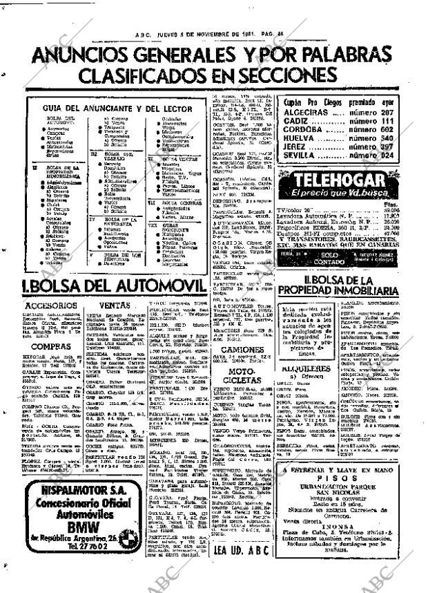 ABC SEVILLA 05-11-1981 página 52