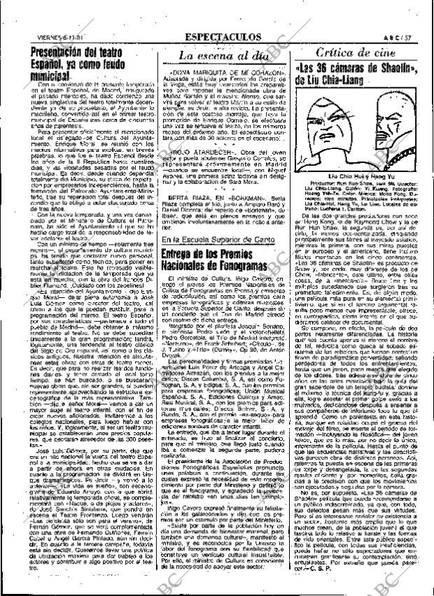 ABC MADRID 06-11-1981 página 69