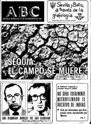ABC SEVILLA 15-11-1981 página 1