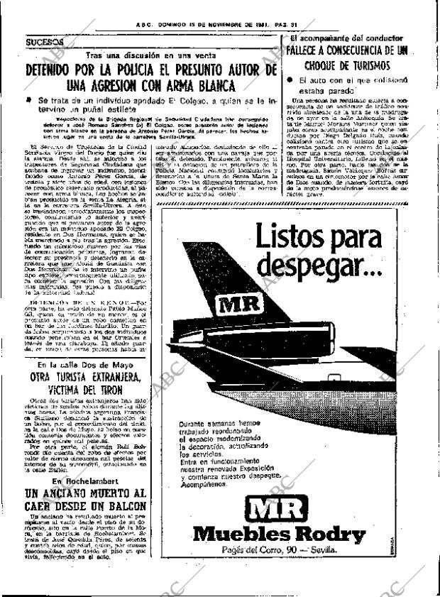 ABC SEVILLA 15-11-1981 página 45