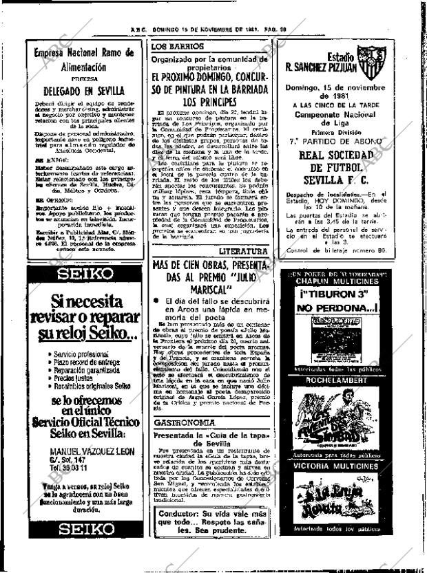 ABC SEVILLA 15-11-1981 página 50