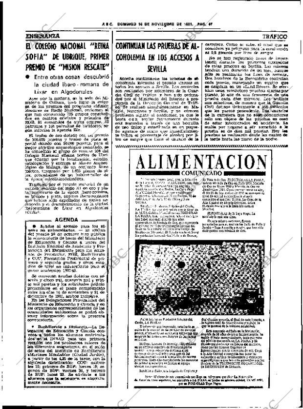 ABC SEVILLA 15-11-1981 página 61