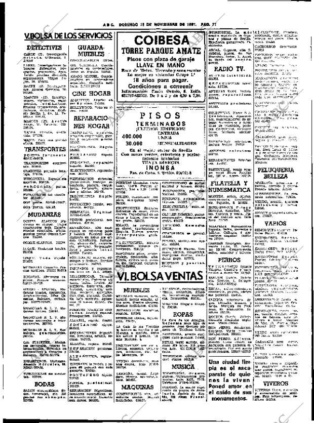 ABC SEVILLA 15-11-1981 página 85