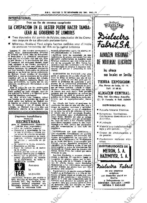 ABC SEVILLA 17-11-1981 página 25