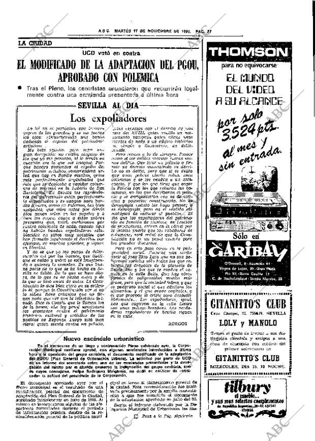ABC SEVILLA 17-11-1981 página 35