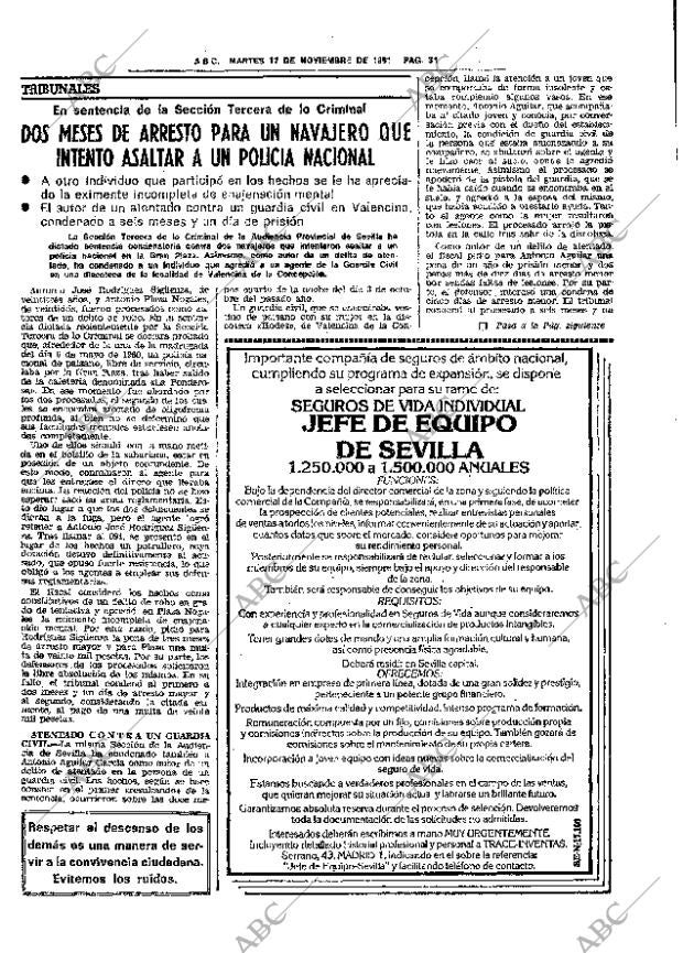 ABC SEVILLA 17-11-1981 página 45