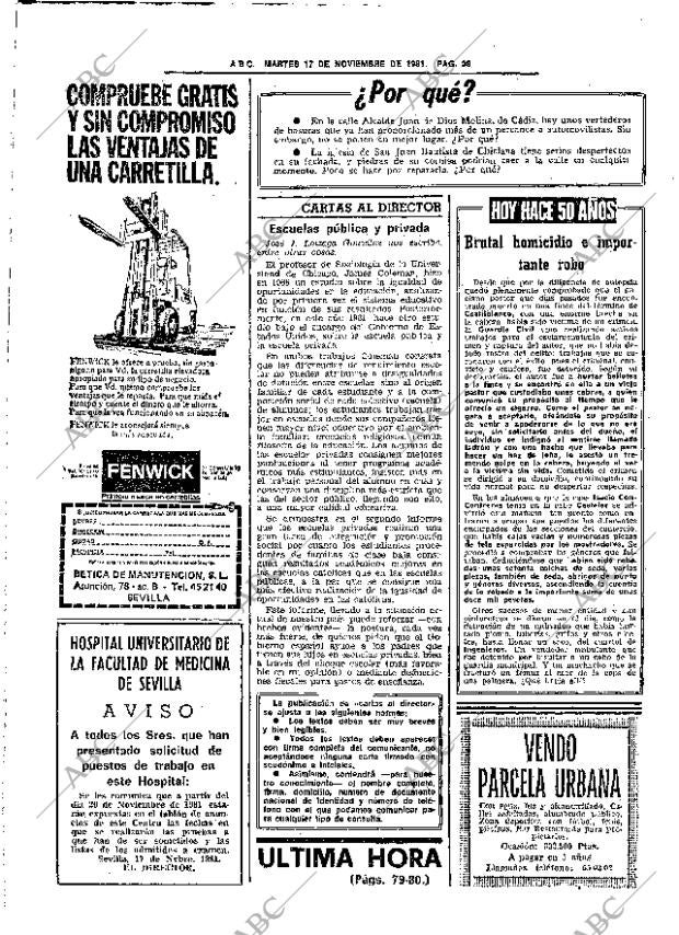 ABC SEVILLA 17-11-1981 página 52