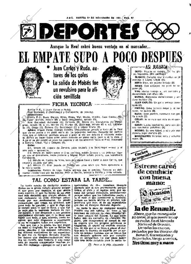 ABC SEVILLA 17-11-1981 página 61