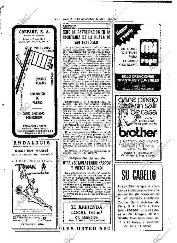ABC SEVILLA 17-11-1981 página 74