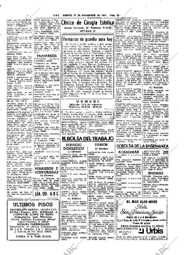 ABC SEVILLA 17-11-1981 página 84