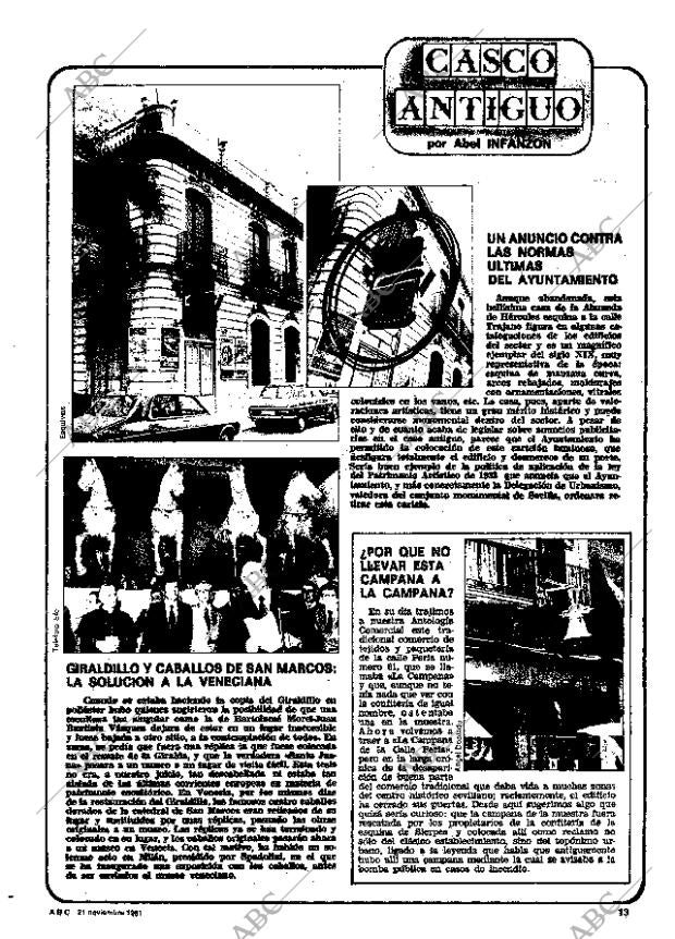ABC SEVILLA 21-11-1981 página 13