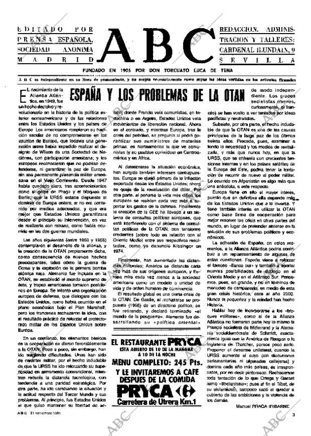 ABC SEVILLA 21-11-1981 página 3
