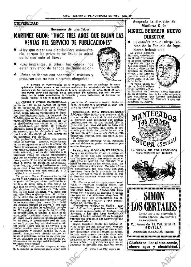 ABC SEVILLA 21-11-1981 página 43