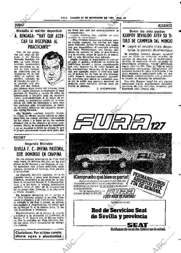 ABC SEVILLA 21-11-1981 página 55