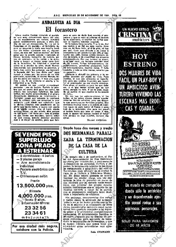 ABC SEVILLA 25-11-1981 página 21