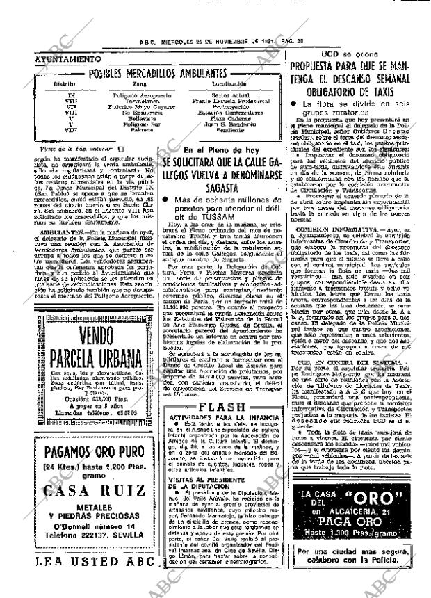 ABC SEVILLA 25-11-1981 página 28