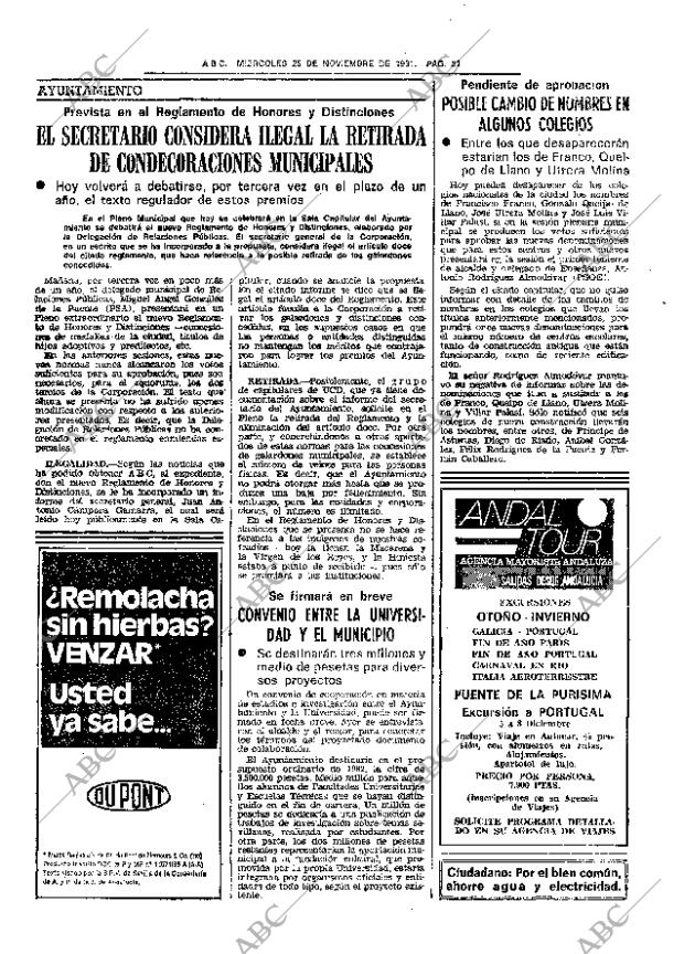 ABC SEVILLA 25-11-1981 página 29