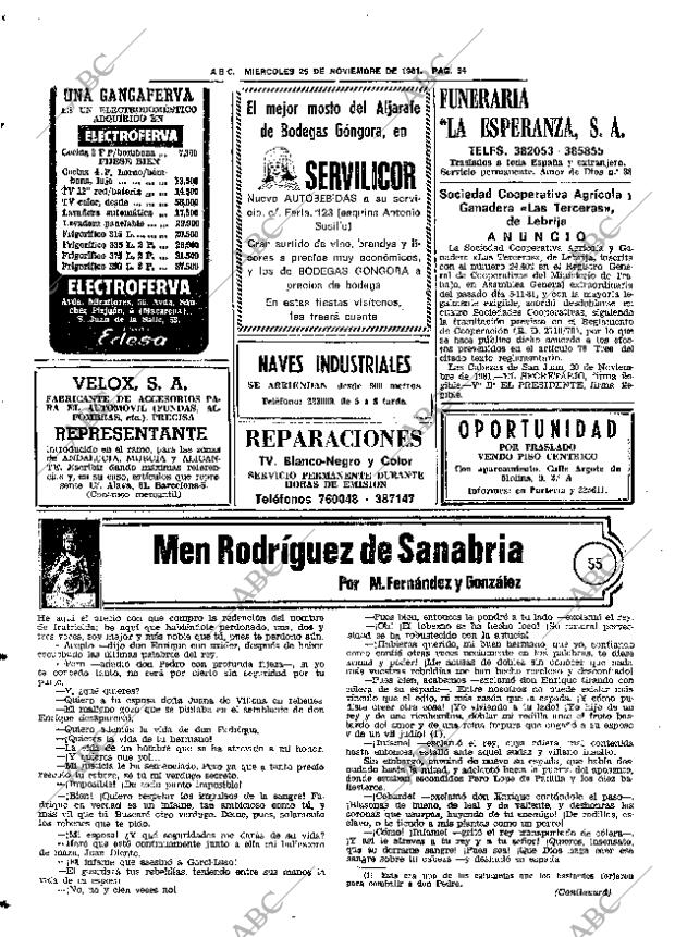 ABC SEVILLA 25-11-1981 página 62