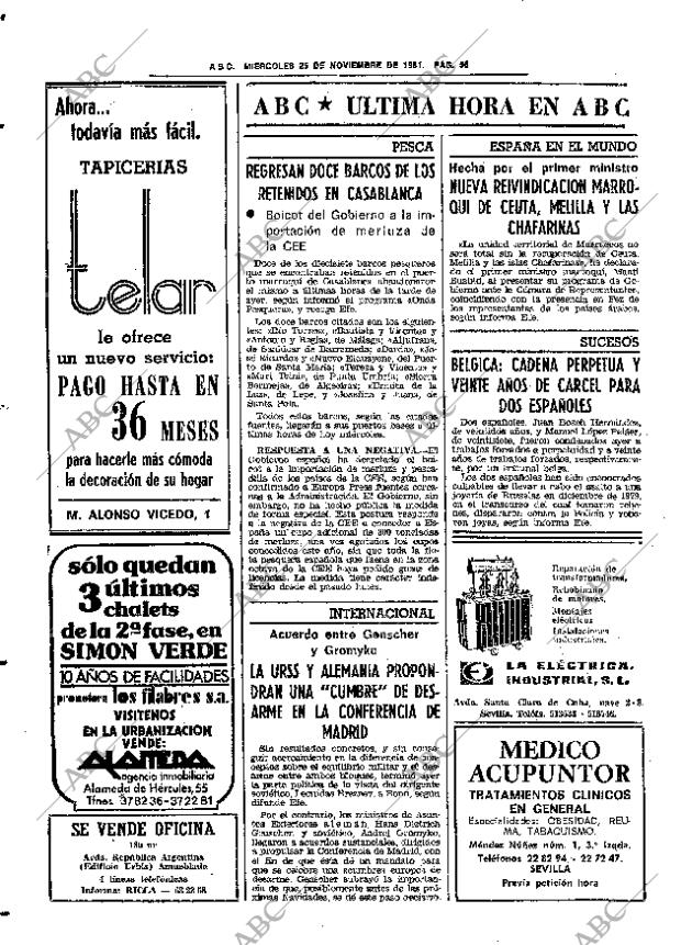 ABC SEVILLA 25-11-1981 página 64